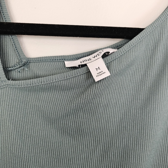 Nine West Rib Ruched Elbow Sleeve - Picture 6 of 7